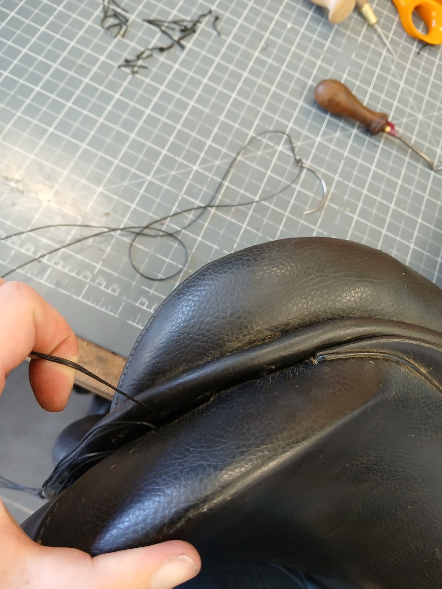 Laçage de selle